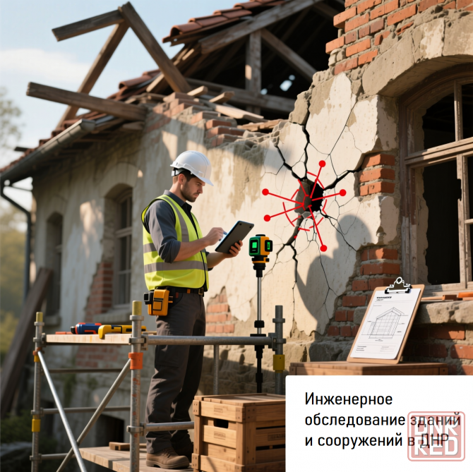 Инженерное обследование зданий и сооружений Донецкая Народная республика Донецк - изображение 1