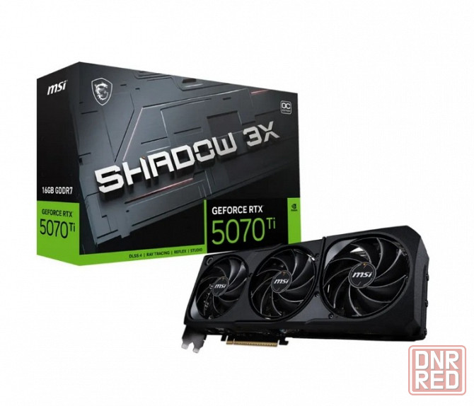 Видеокарта MSI NVIDIA GeForce RTX 5070 Ti SHADOW 3X OC 16G Новая Донецк - изображение 1