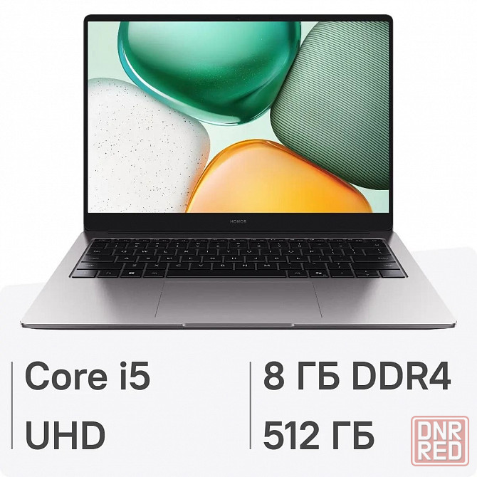 Ноутбук Honor MagicBook X14 2025 , 14", IPS, Intel Core i5 12450H, 8 гб DDR4, 512 гб SSD Новый Донецк - изображение 1