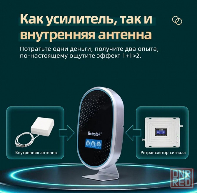 Усилитель сигнала сотовой связи Lintratek 3G/4G/5G (900-1800-2100 МГц) Донецк - изображение 4