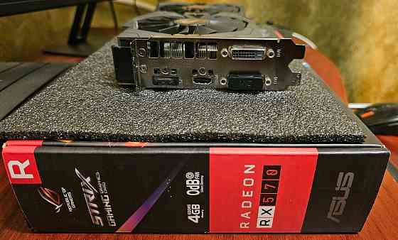 Видеокарта ASUS Rog Strix RX 570 4gb Горловка