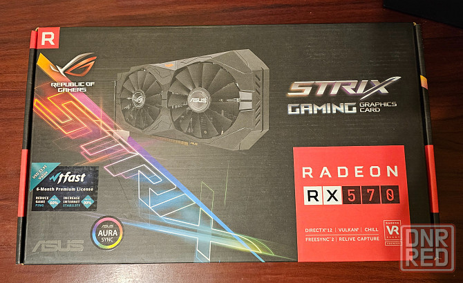 Видеокарта ASUS Rog Strix RX 570 4gb Горловка - изображение 4