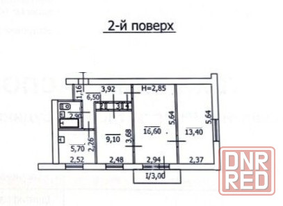 Продам 3-х комн. кв., 2/2 эт., 56 м.кв. - Макеевка, ул. Донецкое шоссе, шахта Батова Макеевка - изображение 7