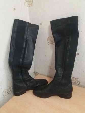 Продам сапоги ботфорты кожа мех р. 40 Донецк