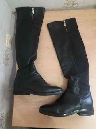 Продам сапоги ботфорты кожа мех р. 40 Донецк