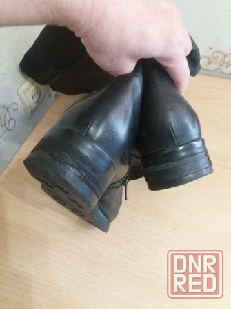 Продам сапоги ботфорты кожа мех р. 40 Донецк - изображение 5