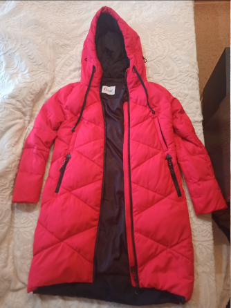 Пуховик женский Visdeer Алый, размер м Донецк