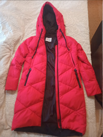 Пуховик женский Visdeer Алый, размер м Донецк