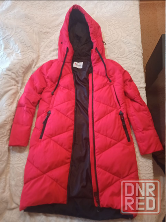 Пуховик женский Visdeer Алый, размер м Донецк - изображение 2