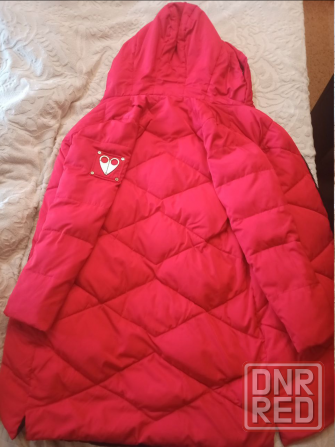 Пуховик женский Visdeer Алый, размер м Донецк - изображение 6