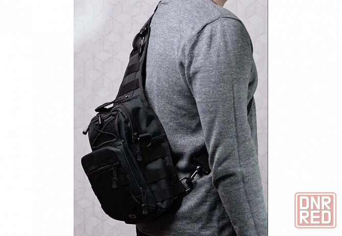 Сумка рюкзак однолямочная тактическая Донецк - изображение 3