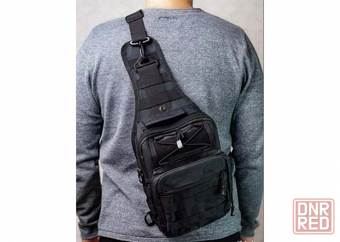 Сумка рюкзак однолямочная тактическая Донецк - изображение 1