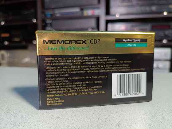 Запечатанная аудиокассета Memorex-90 Chrome-High Bias-Type 2 Донецк