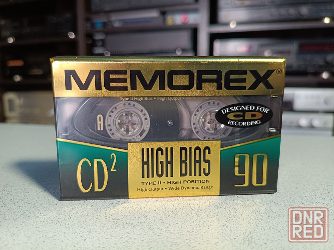 Запечатанная аудиокассета Memorex-90 Chrome-High Bias-Type 2 Донецк - изображение 1