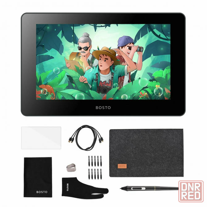 Продам графический экранный планшет bosto bt-12hd-a Макеевка - изображение 1