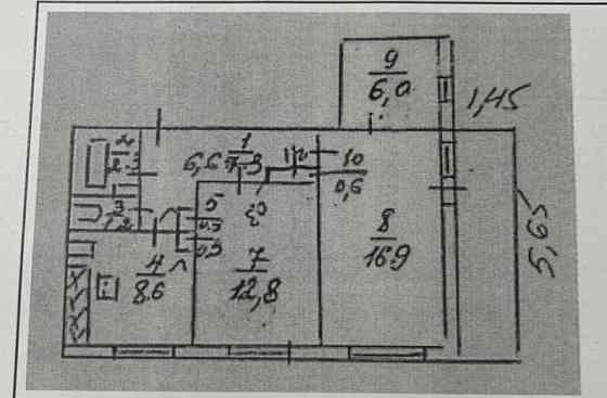 Продам 3х.ком квартиру, Солнечный! Донецк