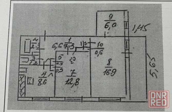 Продам 3х.ком квартиру, Солнечный! Донецк - изображение 1