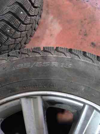 Продам 4 колеса Viatti 185/65 R15 зима, шипы на легкосплавных дисках Донецк