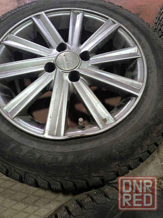 Продам 4 колеса Viatti 185/65 R15 зима, шипы на легкосплавных дисках Донецк - изображение 6