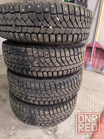 Продам 4 колеса Viatti 185/65 R15 зима, шипы на легкосплавных дисках Донецк - изображение 1