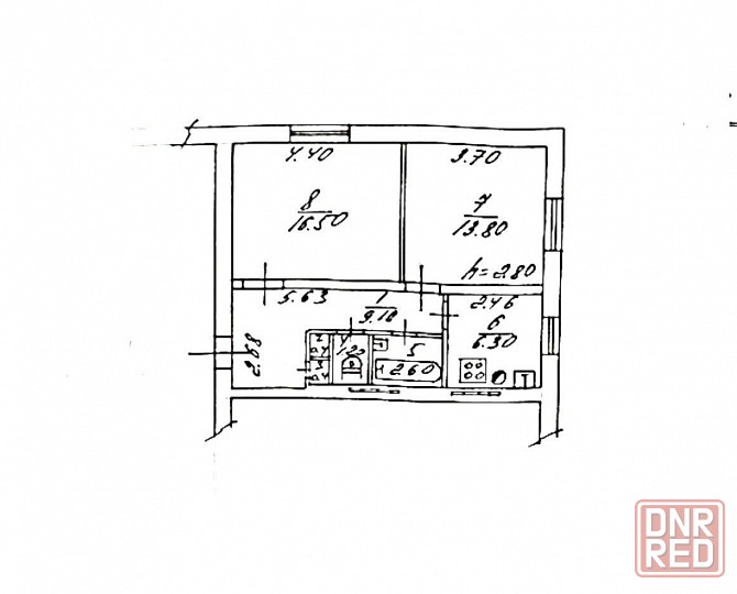 Продажа 2-х комнатной квартиры в Киевском районе Донецка (ор-р Ветка) Донецк - изображение 5