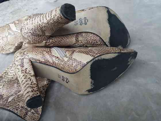 Продам сапоги демисезонные осенне-весенние кожа р.35 Донецк