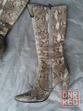 Продам сапоги демисезонные осенне-весенние кожа р.35 Донецк - изображение 8