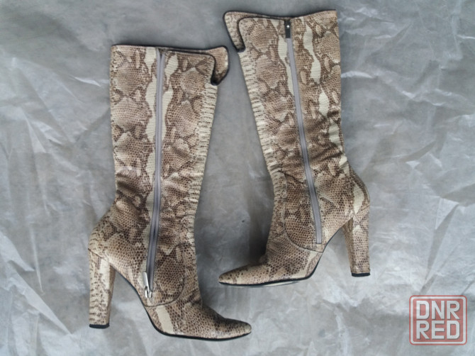 Продам сапоги демисезонные осенне-весенние кожа р.35 Донецк - изображение 3