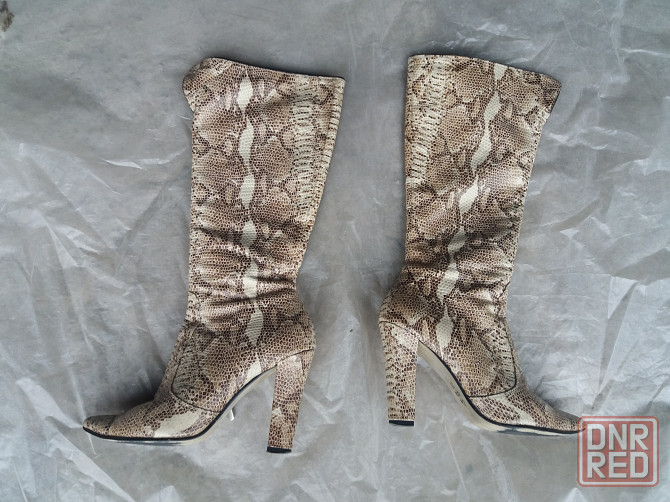 Продам сапоги демисезонные осенне-весенние кожа р.35 Донецк - изображение 2