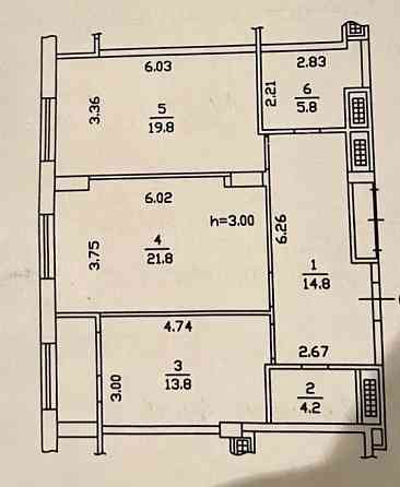 Продам отличную с ремонтом 3к.кв студия Новострой Диск. Вода 24 /7 Донецк