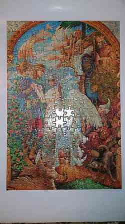 Пазл "сказка о царе салтане" из серии сказки а.с. пушкина . 1996 г. Стаханов