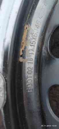 Диски штампованные R15 6J ET46 4x100 D54.1 (Kia, Hyundai) Донецк