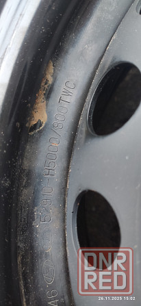 Диски штампованные R15 6J ET46 4x100 D54.1 (Kia, Hyundai) Донецк - изображение 3