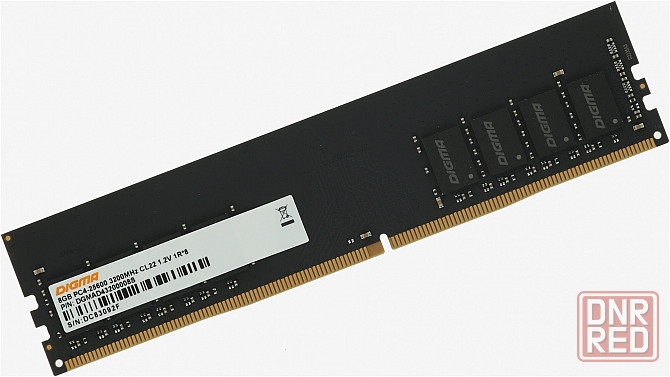 Оперативная память Dimm Ddr4 Digma 8gb 3200mhz Dgmad43200008s Rtl Pc4-25600 Cl22 288-Pin 1.2в (арт-4 Донецк - изображение 1