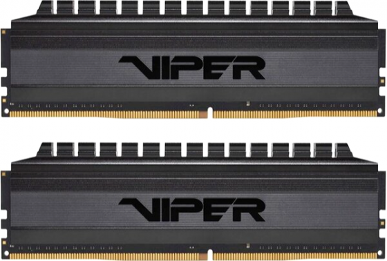 Оперативная память Dimm Ddr4 8gb 3200mhz Patriot Viper 4 Blackout (Pvb48g320c6k) (2x4gb Kit) (арт-73 Донецк