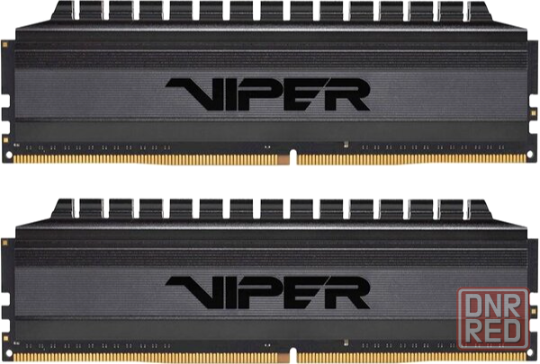 Оперативная память Dimm Ddr4 8gb 3200mhz Patriot Viper 4 Blackout (Pvb48g320c6k) (2x4gb Kit) (арт-73 Донецк - изображение 1