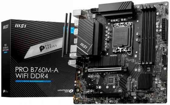 Материнская плата Msi Pro B760m-A Wifi Ddr4matx, Ret Lga 1700 (арт-9409) Донецк