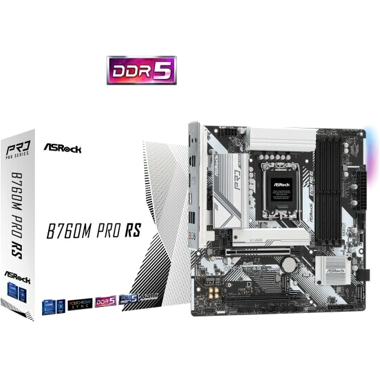 Материнская плата Asrock B760m Pro Rs (Lga1700, Matx) (арт-1052) Донецк