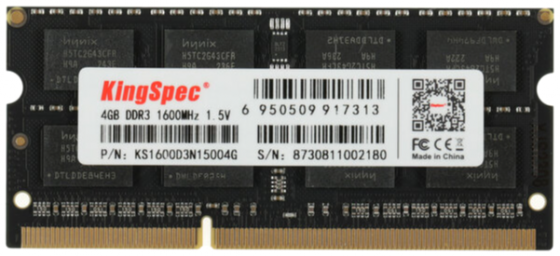 Оперативная память So-Dimm Ddr3 Kingspec Ks1600d3n15004g - 4гб 1600мгц (арт-8961) Донецк