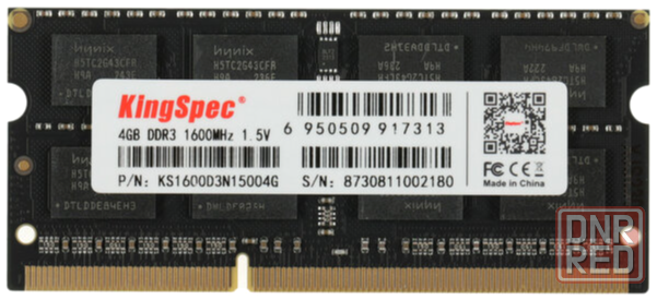 Оперативная память So-Dimm Ddr3 Kingspec Ks1600d3n15004g - 4гб 1600мгц (арт-8961) Донецк - изображение 1