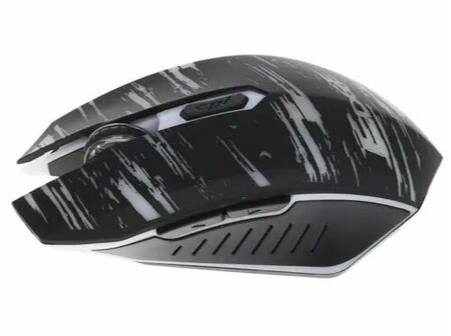 Игровая мышь Qumo Edge M17, беспроводная, аккумуляторная 600 Mah, кабель зарядки, 1000-2400 Dpi, 6 к Макеевка