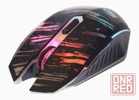 Игровая мышь Qumo Edge M17, беспроводная, аккумуляторная 600 Mah, кабель зарядки, 1000-2400 Dpi, 6 к Макеевка - изображение 1