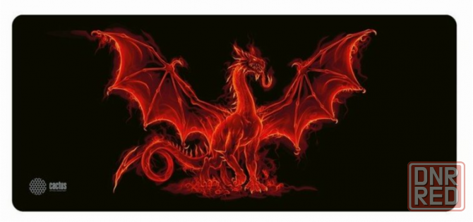 Коврик для мыши Cactus Dragon Xxl рисунок 900x400x3мм (арт-1132) Донецк - изображение 1