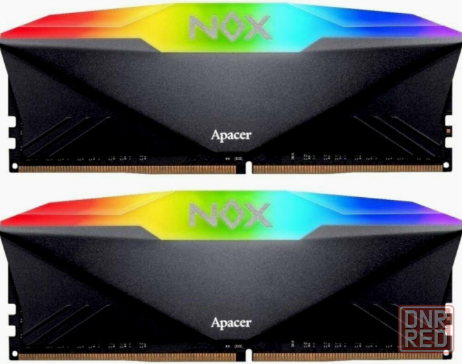 Модуль памяти Apacer Ddr4 3600 16gb Dimm Nox Rgb Black Gaming Memory Ah4u16g36c25ynbaa-2 Non-Ecc, Cl Донецк - изображение 2