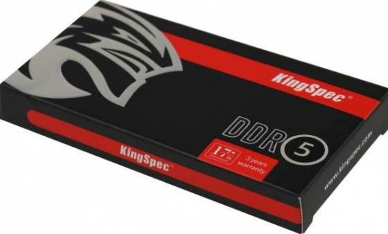 Оперативная память Dimm Kingspec Ddr5 8gb 4800mhz Ks4800d5n11008g Rtl Pc5-38400 Cl40 Dimm 288-Pin 1. Донецк