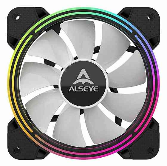 Комплект вентиляторов для корпуса 3шт. Alseye Halo 4.0-B Kit Argb (арт-4586) Донецк