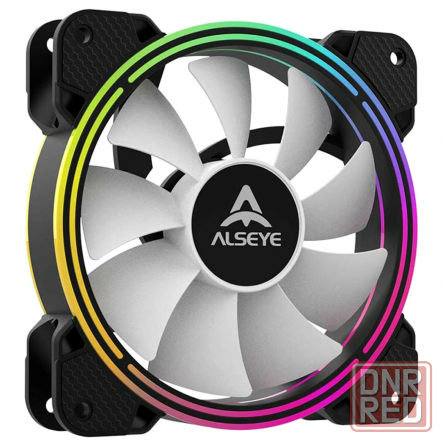 Комплект вентиляторов для корпуса 3шт. Alseye Halo 4.0-B Kit Argb (арт-4586) Донецк - изображение 4