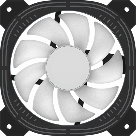 Вентилятор для корпуса Formula Nulight 12bk Arpw Argb Reverse (Nulight 12bk Arpw Reverse) (арт-6963) Макеевка