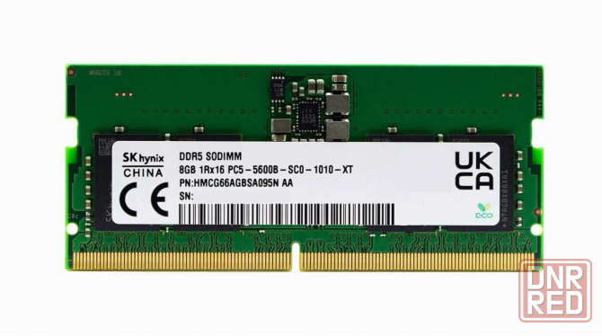 Оперативная память Sodimm 8gb Ddr5-5600 Sk Hynix Hmcg66agbsa095n (арт-7268) Донецк - изображение 1