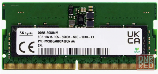 Оперативная память Sodimm 8gb Ddr5-5600 Sk Hynix Hmcg66agbsa095n (арт-7268) Донецк - изображение 3